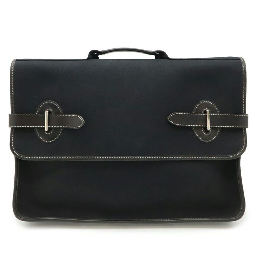 Hermes Buenaventura MM Leather Briefcase - Picture 1 of 8